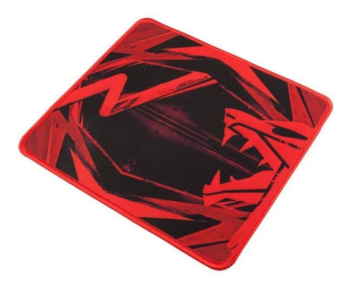 Imagen 1 de 2 de Mouse Pad gamer Noga ST-G13 Stormer de goma y tela 20cm x 23cm x 0.3cm negro/rojo