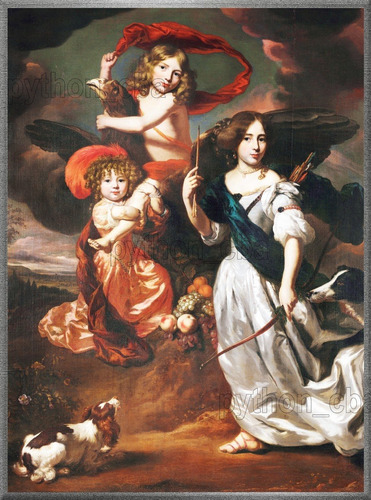 Cuadro Ceres, Ganímedes Y Diana - Nicolaes Maes - 1673