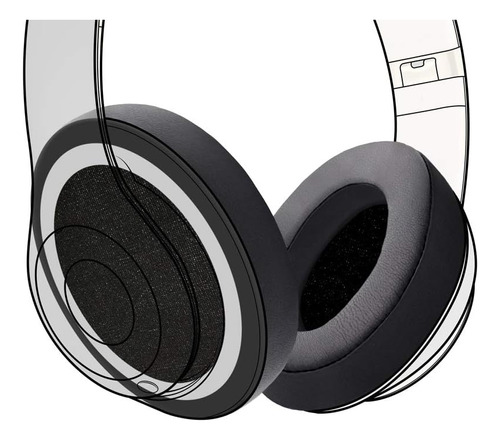 Almohadillas Para Auriculares Beats Studio3/2 - Negras