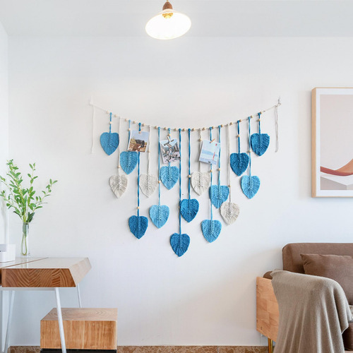 Tapiz Bohemio De Macramé Tejido Para Colgar En La Pared,
