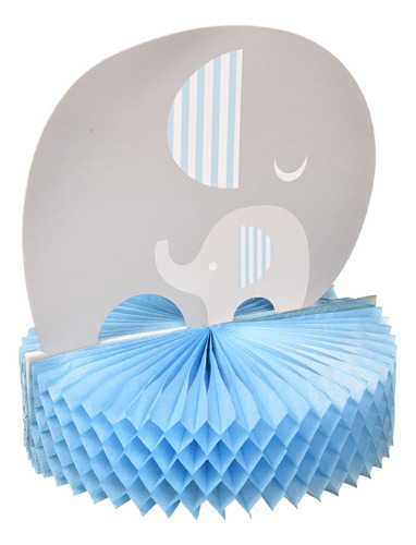 Baby Shower Chico Pequeño Cacahuete Elefante Fiesta 3d Panal