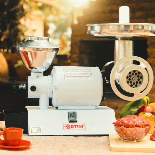 Moedor De Carne E Café Em Inox Elétrico Botini