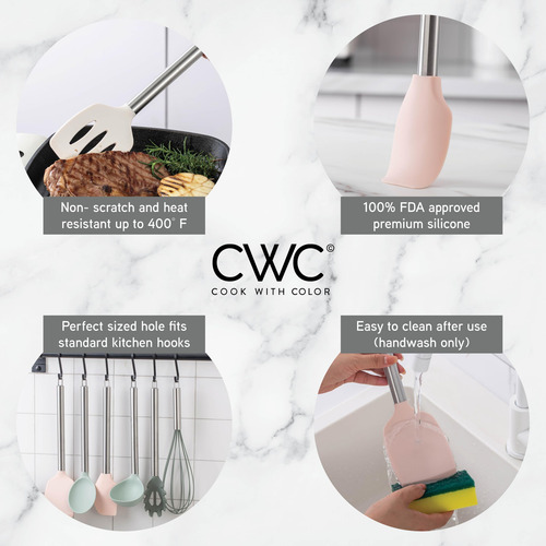 Juego De Utensilios De Cocina Cook Con Silicona De Color, 38