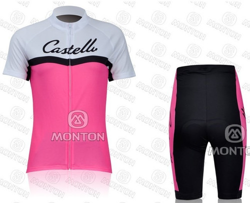 Calza Remera Ciclista Ciclismo Mountain Bike Mujer Dama Cas