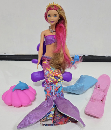 Barbie Sirena Y Accesorios (Usado)