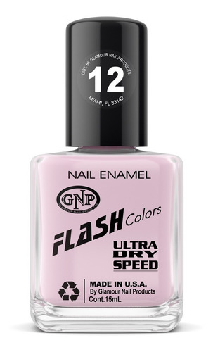 Imagen 1 de 4 de Esmalte Flash Colors De Gnp 15ml Nro.12