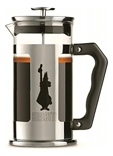 Prensa francesa de 3 xícaras em aço inoxidável Bialetti 6860 Preziosa