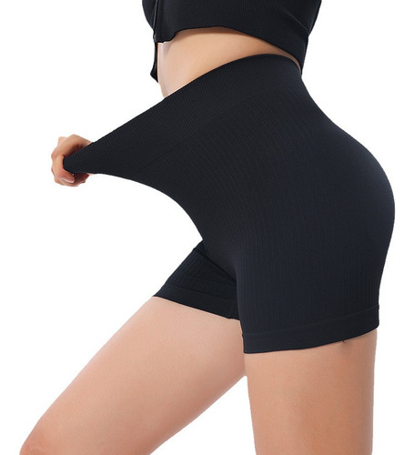 Pantalones Cortos Elásticos De Cintura Alta Para Entrenamien
