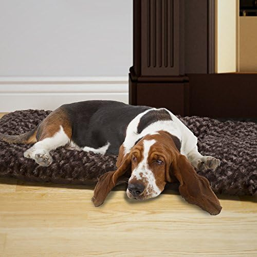 Petmaker Cama Para Mascotas Con Cojín Gigante - Marrón Choco