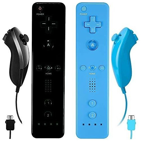 Lactivx Nunchuck Y Wii Remote Controller Compatible Con La C
