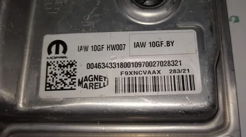 Ecu Llave Central Confort Fiat Cronos 1.3