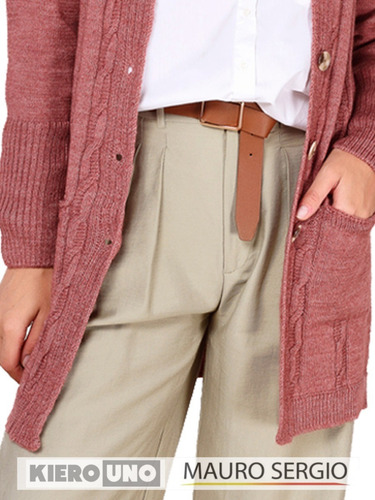 Imagen 4 de 8 de Cárdigan Saco Sweater Cuello Con Solapa Mauro Sergio 2023