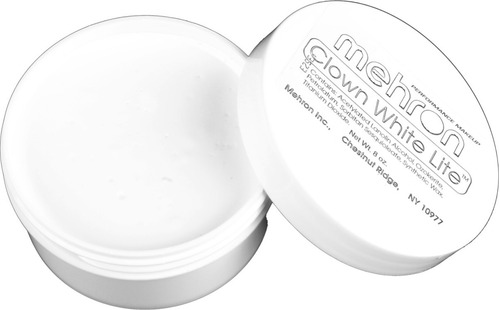 Maquillaje Mehron Payaso Blanco Lite Profesional 8oz