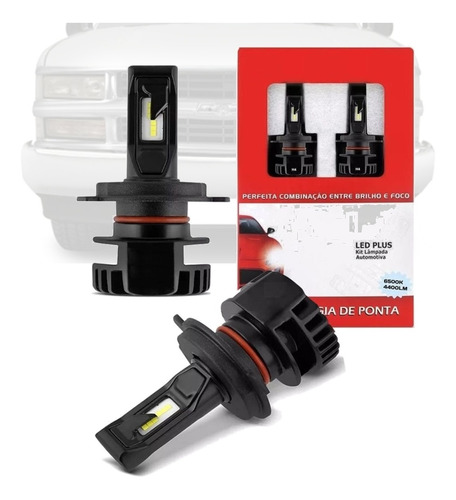 Imagem 1 de 6 de Par Lampada Led Cinoy Plus Farol Baixo Hb4 Silverado