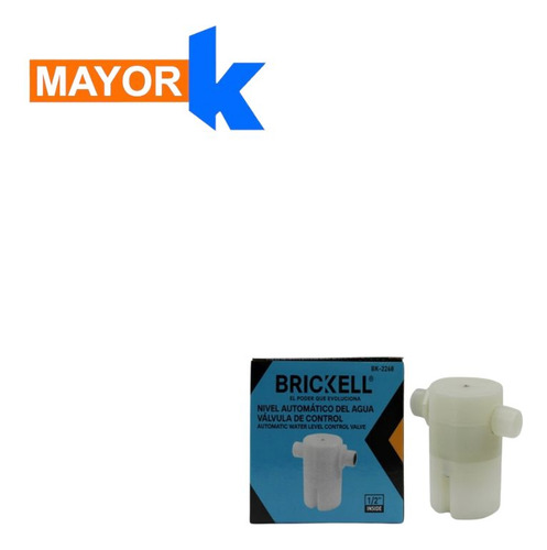 Válvula Control De Nivel De Agua Nylon 1/2 Brickell