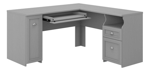 Bush Furniture Fairview L Escritorio, 60 W, Color Gris Cape.