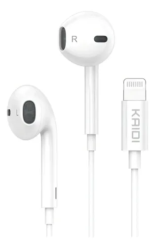 Fone de Ouvido Kaidi KD-7010 Earpods USB-C Compatível iPhone Branco