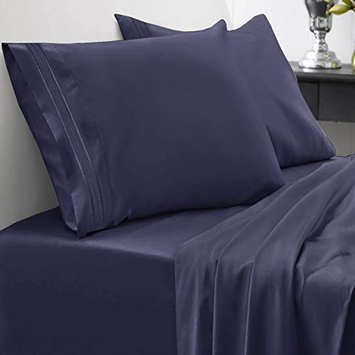 Queen Size Bed Sheets - Breathable Luxury Sheets With F...