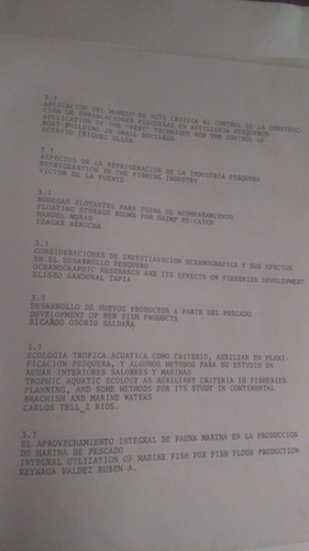 Primer Simposio Internacional Educacion Y Organización Pesqu (Usado)