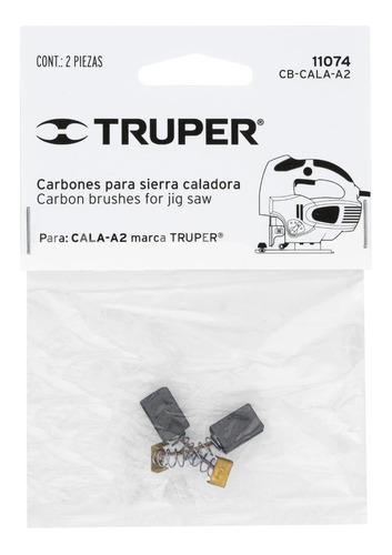 Carbones De Repuesto Para Caladora, Cala-a2, Bolsa C/2 Pzas.