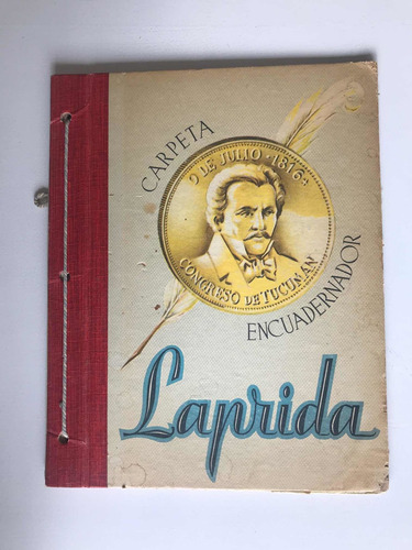 Carpeta Laprida Antigua Encuadernacion N°3 Colección Escolar