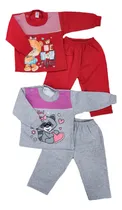 Comprar Pack Por 2 Conjuntos Bebes Algodón Frisado Promocion Ultimos