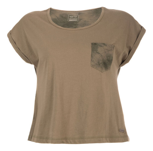 Polera Mujer Sunset T-shirt Verde Militar Lippi