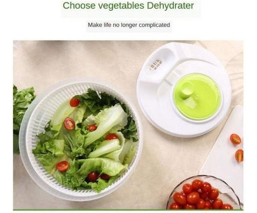 A 1 Ensaladera Grande De 5 Litros Para Lavar Verduras