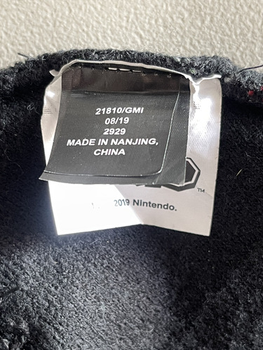 Gorro Beanie Súper Mario Bross Original Talla Juvenil (Usado)