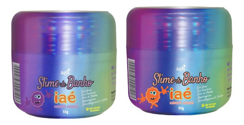 Sabonete Slime De Banho Kit Roxo E Amarelo Iaé