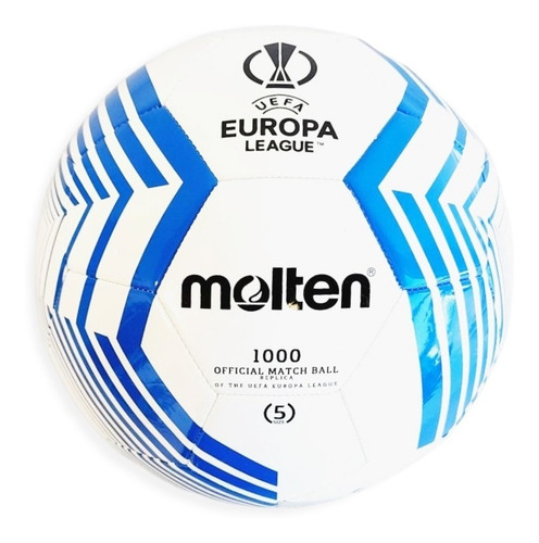 Imagen 1 de 3 de Balón Fútbol Molten Uefa Europa League 2022/2023 - N°5