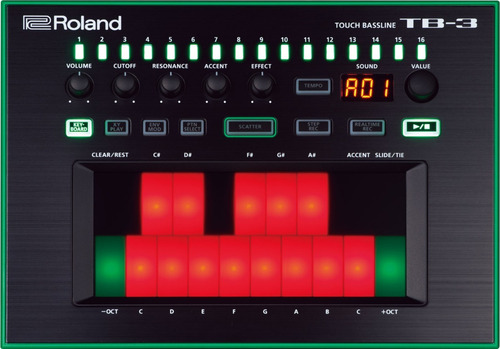 Roland Tb-3 Touch Bassline Color Negro