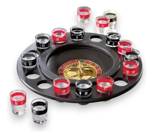 Juego Mesa Ruleta + Vasos Drinking Roulette Ar36