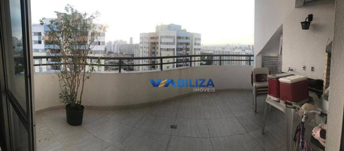 Cobertura Com 3 Suítes À Venda, 200 M² Por R$ 1.050.000 - Tatuapé - São Paulo/sp - Co0061