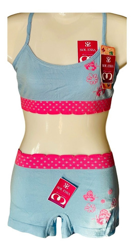 Conjunto Deportivo Peto Y Pantaletas Elasticadas Seamless