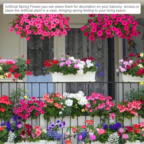 Flores Artificiales Meccanixity 12 Ramos, Flores De Hortensi