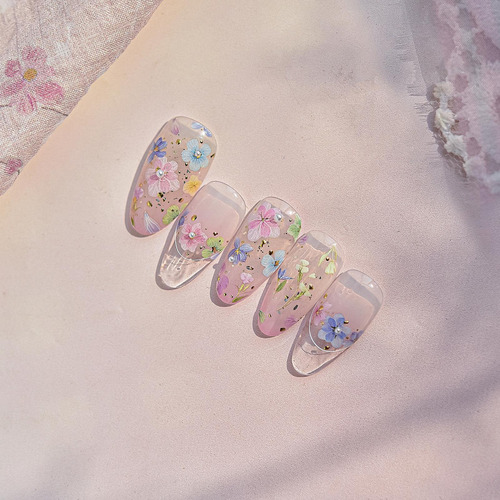 My Pegatinas De Uñas De Flores De Pegatinas De Uñas De