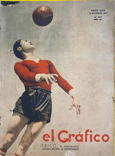 El Gráfico, 957 Noviembre 1937, Deportes Fútbol, Ez4g
