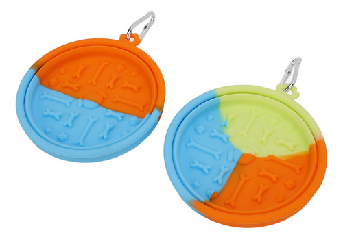 Cuenco De Silicona Para Perros, 2 Unidades, Plegable, Multiu
