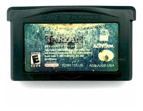 Tarzan Return To The Jungle - Original De Game Boy Advance