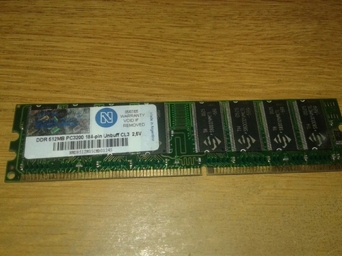 Memoria Ram Novatech 512 Mb Pc3200 Precio Unitario