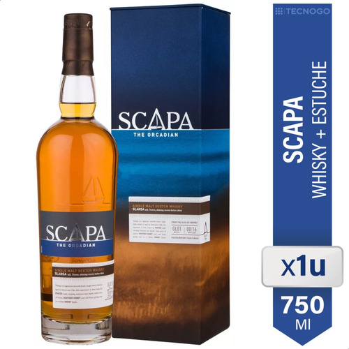 Whisky Scapa The Orcadian Glansa Single Malt Scotch 750ml