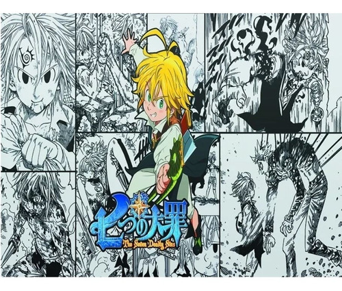 Afiche Poster Nanatsu No Taizai 100 X 60 Cm Animemotion