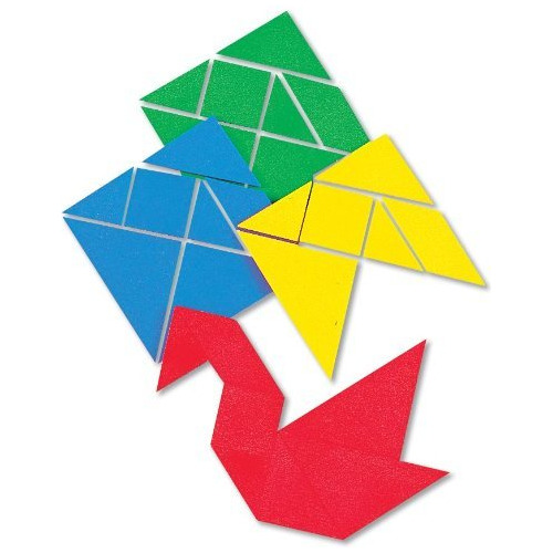 Eta Hand2mind - Tangrams De Plástico, Pequeños (juego De .