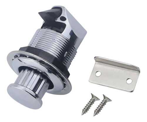Mz Rv Pops Out Turn To Open Knob Latch Accesorio De Cromo
