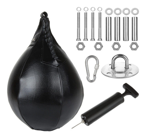 Bolsa Velocidad Para Boxeo Juego Cuero Rotacion Colgante