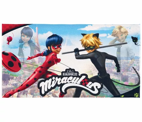 Jogo de Cama Miraculous Ladybug Heroinas 2Peças Leppers