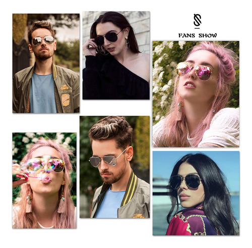 Gafas De Sol Sojos Classic Aviator Polarizadas Para Hombre Y