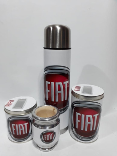 Set Matero Fiat - Equipo Matero Termo Mate Latas 