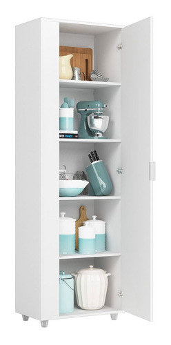 Armário Multiuso 1 Portas Unique Branco - Caemmun